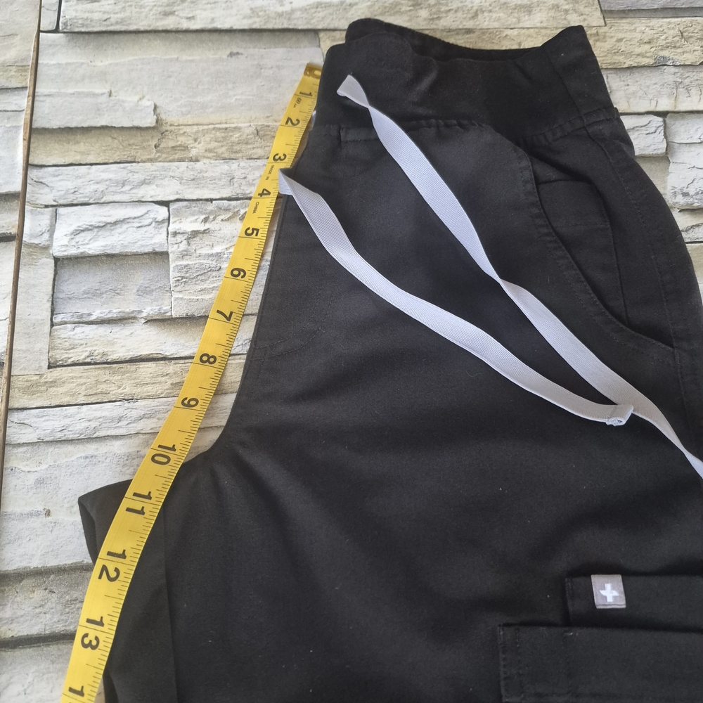 ​FIGS HW Yola High Waisted Cargo Scrub Pants Women's Black XS Regular - Picture 7 of 13